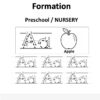 Letter A Formation